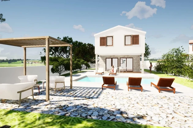 Villa mit Pool in ruhiger Lage in Svetvinčenta zu verkaufen in Kroatien