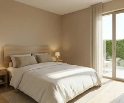 Rogoznica, modern two-bedroom apartment with garden and sea view
