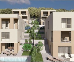 Appartement de quatre chambres avec piscine à vendre à Kostrena en Croatie