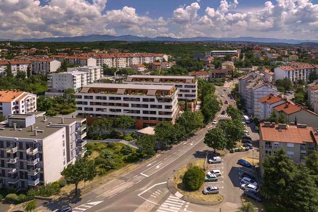 Rijeka, Srdoci, novostavba, trojizbový byt 66,90 m², Budova A, Byt A 43
