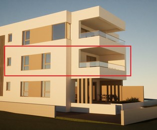 Appartamento con vista sul mare in vendita a Vodice