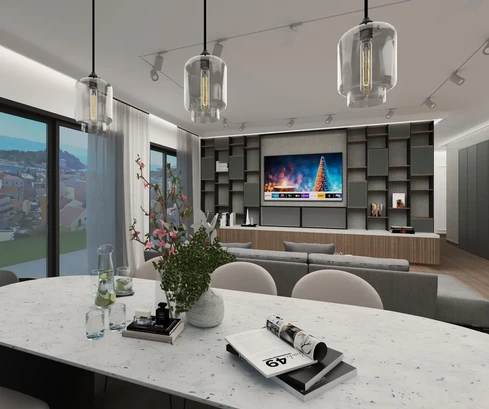 Penthouse na prodej v Makarské novostavbě v Chorvatsku