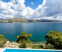 Luxury beachfront villa for sale in Okrug in Croatia