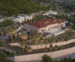 Isola di Brač, villa unica su una proprietà di 32.000 m²