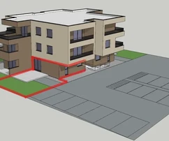 Vodice - Appartement S3 de deux chambres avec jardin