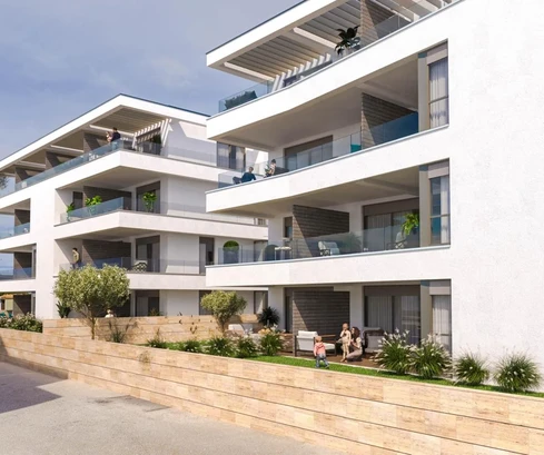 Pag, Povljana, appartamento duplex con tre camere da letto e vista mare, 122,67 m²