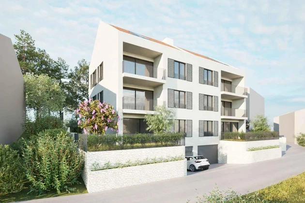 Brač, Postira, attico con tre camere da letto in un complesso residenziale di nuova costruzione