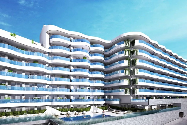 Modern apartmanok tengerre és kikötőre néző kilátással Fuengirolyában