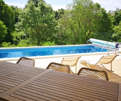 Istrien, Svetvincenat: Moderne Villa mit beheiztem Pool