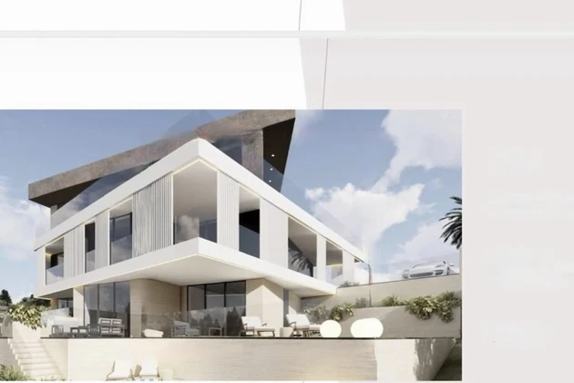 Krk, luxusní novostavba, nemovitost se 2 ložnicemi, 132 m², bazén, terasa, zahrada, balkon