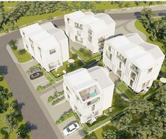 Penthouse na prodej s posilovnou a výhledem na Diklo v Chorvatsku