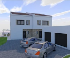 Neubauimmobilie mit Pool und Garage