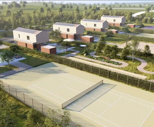 Современная вилла с бассейном на продажу в Лабине, Хорватия
