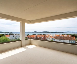 Водице, новостройка, современная трехкомнатная квартира, 120,89 м², вид на море, S5