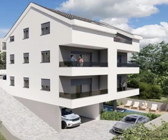 Trogir, appartamento trilocale in costruzione di 124,27 m²