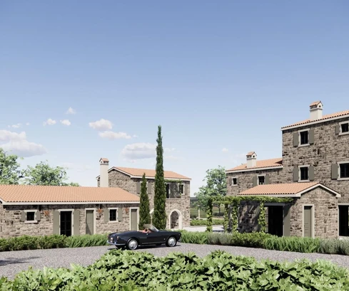 Authentisches istrisches Anwesen nahe Buje zu verkaufen in Kroatien