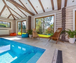 Fužine, Vrata, Villa en bois de luxe avec piscine couverte chauffée et espace bien-être