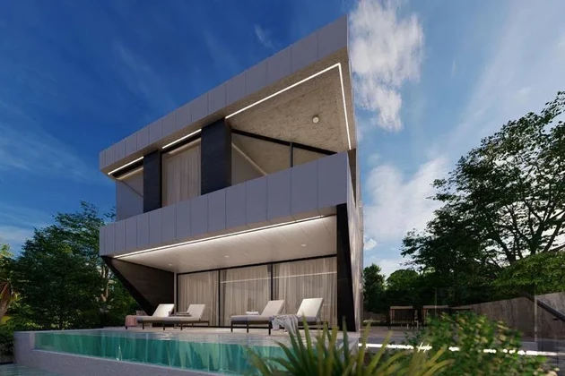 Njivice - New modern villa - 50 m from the sea!