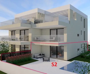 Vodice – apartamento con piscina, a 750 m del centro y de la playa