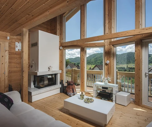 Drevený dom na predaj v Mrkopalji, Gorski Kotar v Chorvátsku