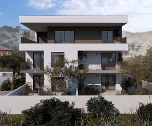 Trogir, 2 hálószobás lakás 58 m2, új építésű, tengerre néző kilátás.