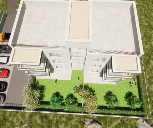 Trogir, Plano, penthouse 70 m2 + tetőterasz 54 m2, tengerre néző kilátás!