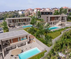 Vinišće, luxury villa 226 m2 with swimming pool, sea view