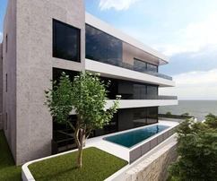 Apartment for sale in Lovran with a sea view in Croatia