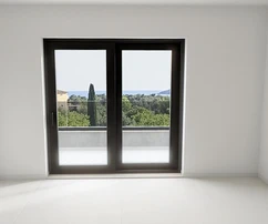 Appartamento con due camere da letto e terrazza panoramica in vendita a Rovigno in Croazia