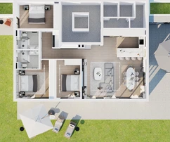 Spacieux appartement de trois chambres à vendre à Makarska en Croatie