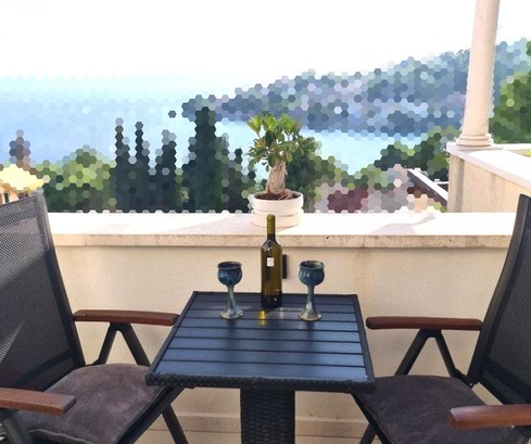 Brac Dream Home háromszobás lakás tengerre néző kilátással