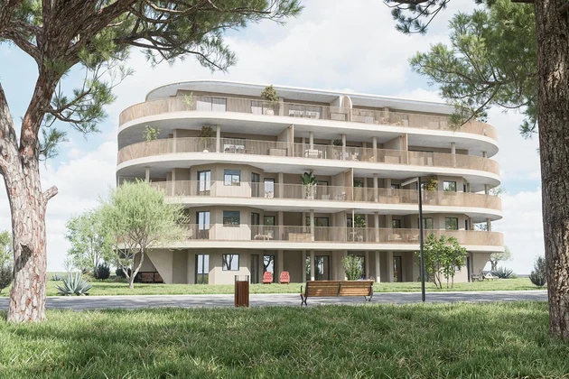Istria, Umag, impozantný byt na treťom poschodí s krásnou terasou