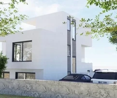 Dvornica, terrain de 814 m2 avec permis de construire, à 400 m de la mer, vue