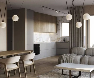 Njivice - Appartamento moderno con tre camere da letto e vista mare