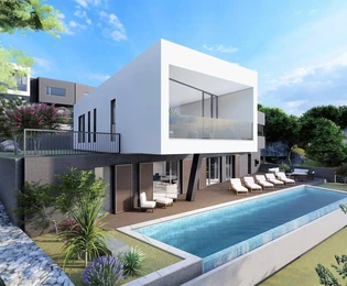 Tengerre néző villa Segetben eladó Horvátországban