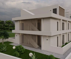 Luxusný apartmán s bazénom a záhradou, priamo pri mori, Rtina Ražanac, S1