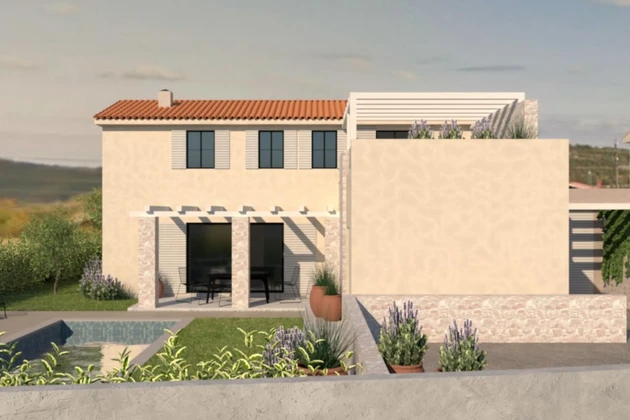 Maison jumelée moderne disponible près de Buje en Croatie