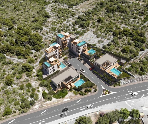 Apartamento de tres dormitorios en venta en Primošten con vista al mar en Croacia