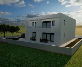 Bliźniak na sprzedaż w Vodicach zaledwie 550 metrów od plaży