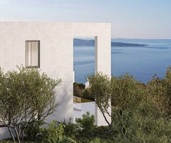 Villa de lujo en venta con vistas panorámicas en Brela, Croacia