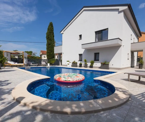Villa with a pool and sea view for sale in Croatia