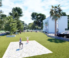 Zadar, Crvene kuće edificio moderno Nueva construcción