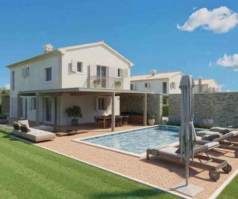 Luxusné vily s bazénom na predaj vo Vižinade v Chorvátsku