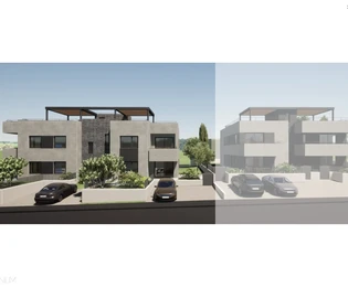 Istrie, Poreč – Moderní apartmán se střešní terasou a výhledem na moře