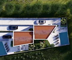 Penthouse na sprzedaż w nowoczesnym budynku, położony blisko morza w Chorwacji