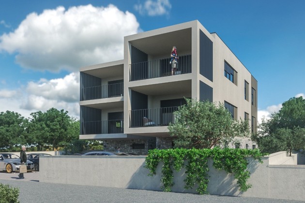 Продажа современных квартир с террасами в Шибенике