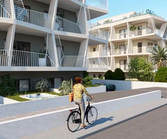 Piso de tres habitaciones con terraza en la planta baja