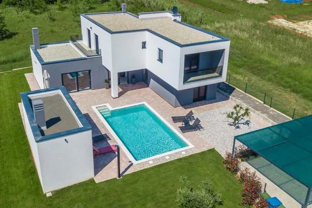 Poreč, Isztria: Exkluzív, újonnan épült villa