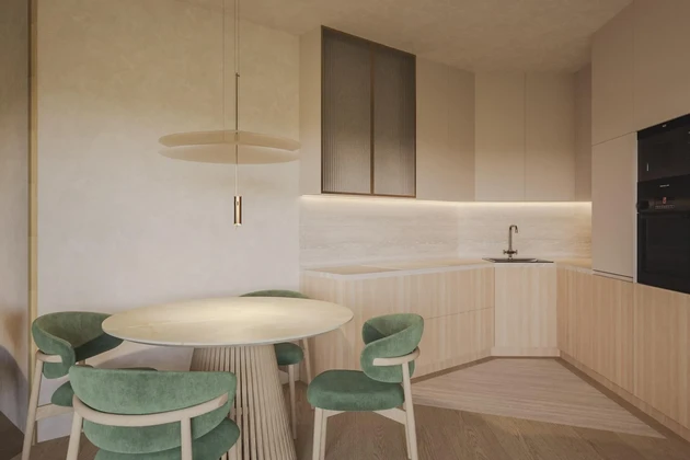 Istria, Umag - Green Tower Residence, apartament z jedną sypialnią i tarasem na 5. piętrze
