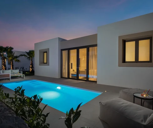 Ткон, Palms Resort, роскошная вилла с бассейном и видом на море